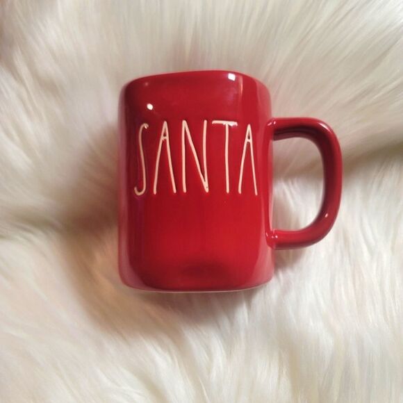 Rae Dunn SANTA red coffee cup - Picture 7 of 16